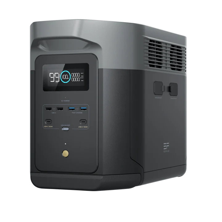 EcoFlow Delta 2 Max Powerstation schuin