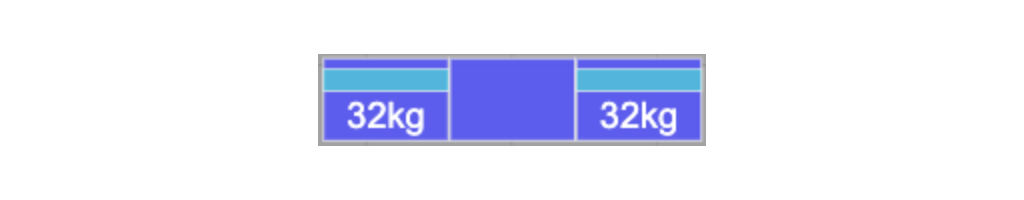 Blubase Connect landscape montageset voor 1x3 panelen