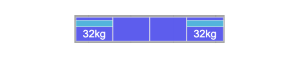 Blubase Connect landscape montageset voor 1x4 panelen