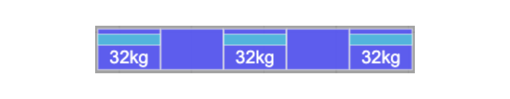 Blubase Connect landscape montageset voor 1x5 panelen