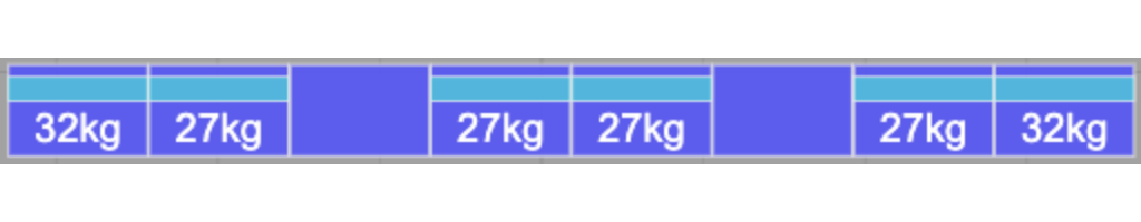 Blubase Connect landscape montageset voor 1x8 panelen