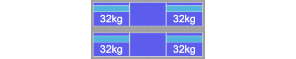 Blubase Connect landscape montageset voor 2x3 panelen