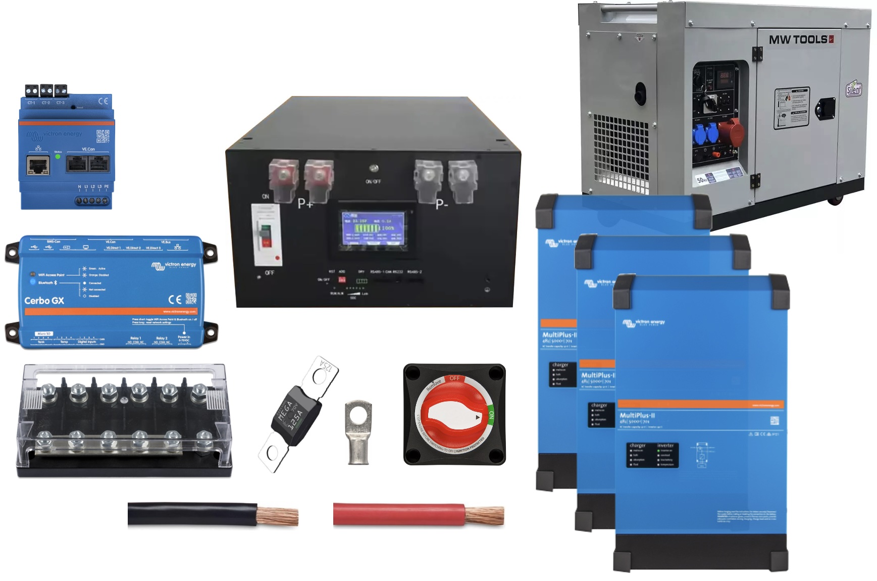 Victron ESS generator 3PH 5kVA 32kWh product