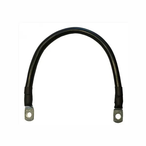 Accukabel zwart voorgemonteerd