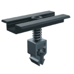 Blubase easy middenklem zwart, 26-30mm