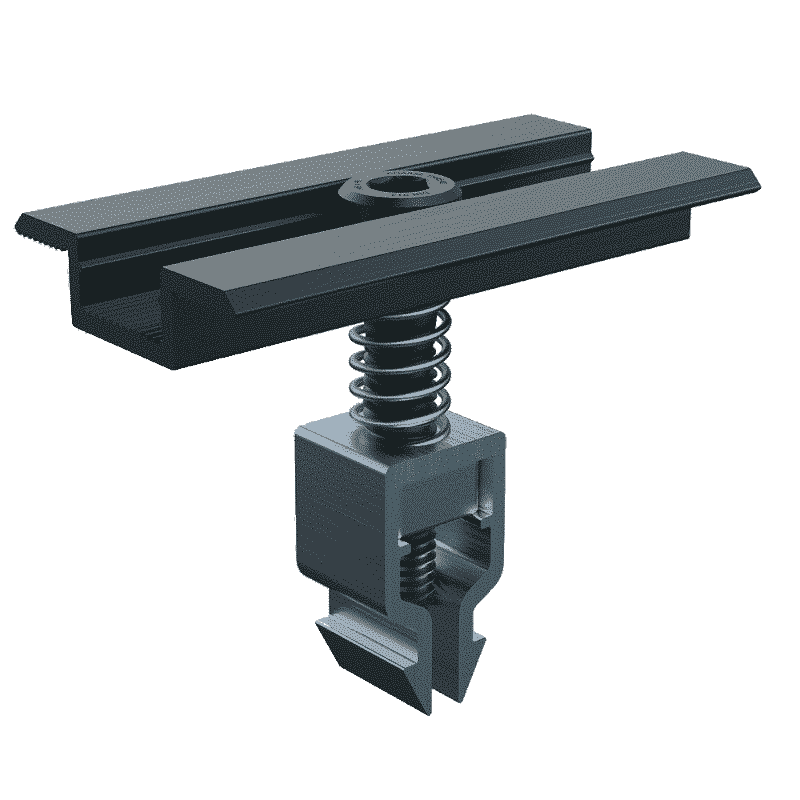 Blubase easy middenklem zwart, 26-30mm