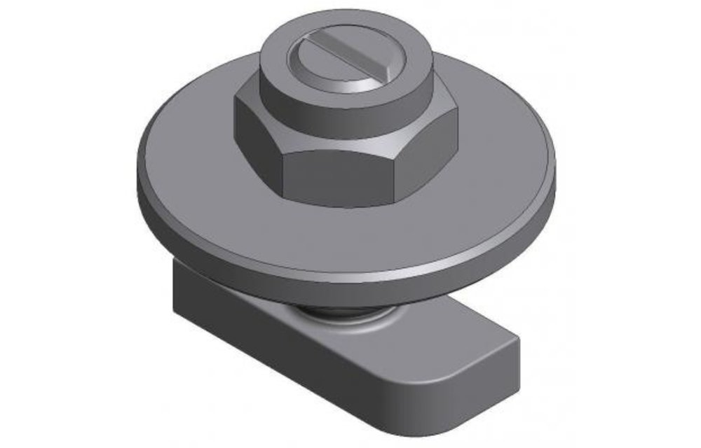 RVS hamerkop M8x20mm + ring + borgmoer